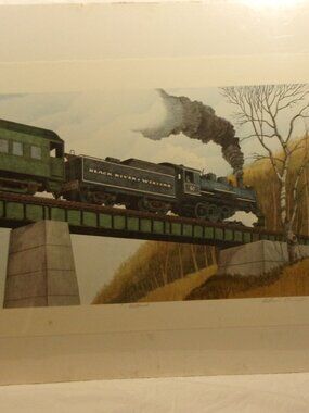 ART PRINT TITLED "WESTBOUND" BY WILLIAM COOMBS-SIGNED-259/500-PRINT ONLY